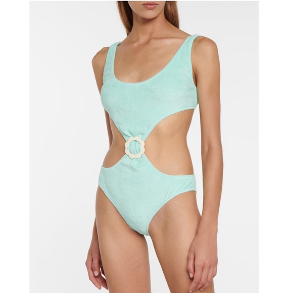 Lisa Marie Fernandez Cotton Terry One Piece Swimsuit. - Picture 1 of 8
